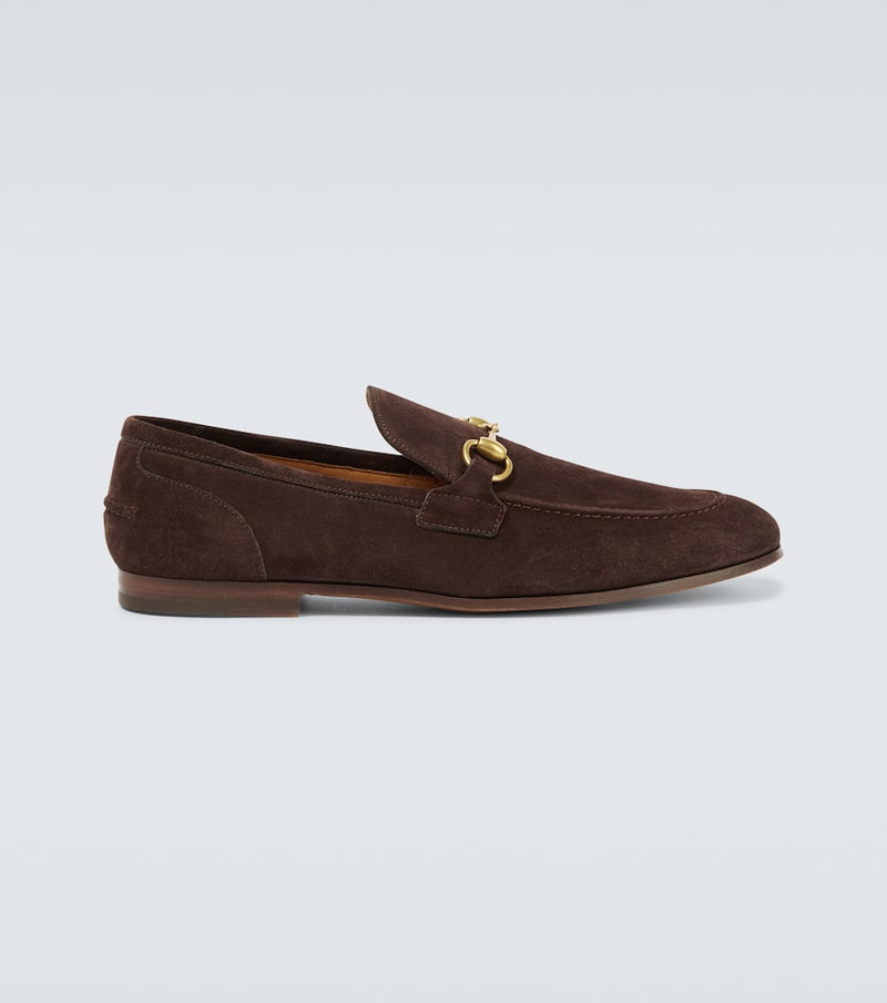 Gucci Jordaan suede loafers
