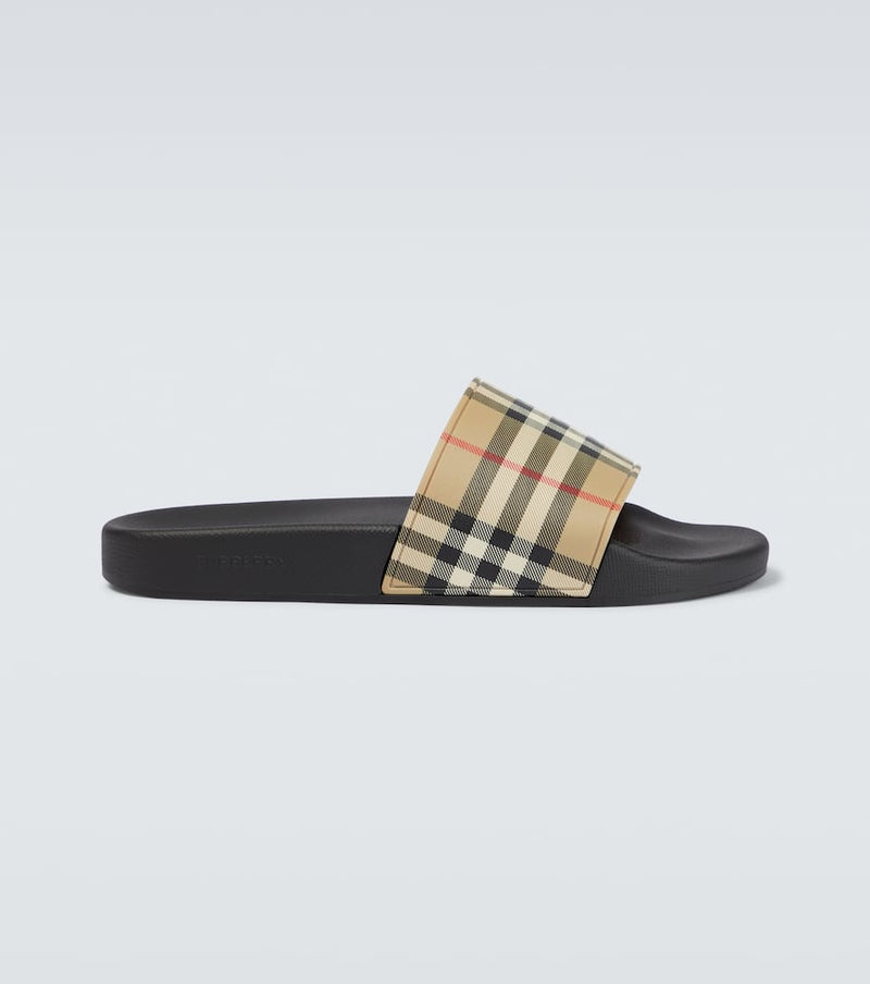 Burberry Vintage checked slides