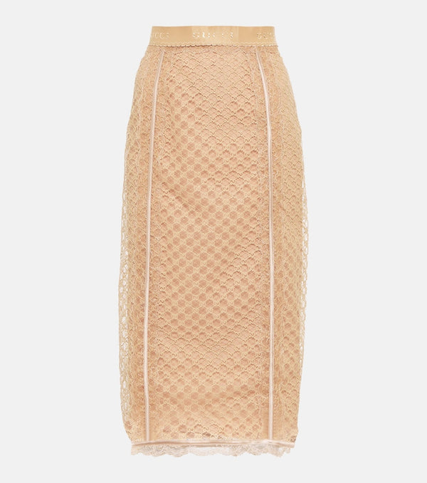 Gucci Lace midi skirt