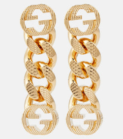 Gucci Interlocking G chain earrings