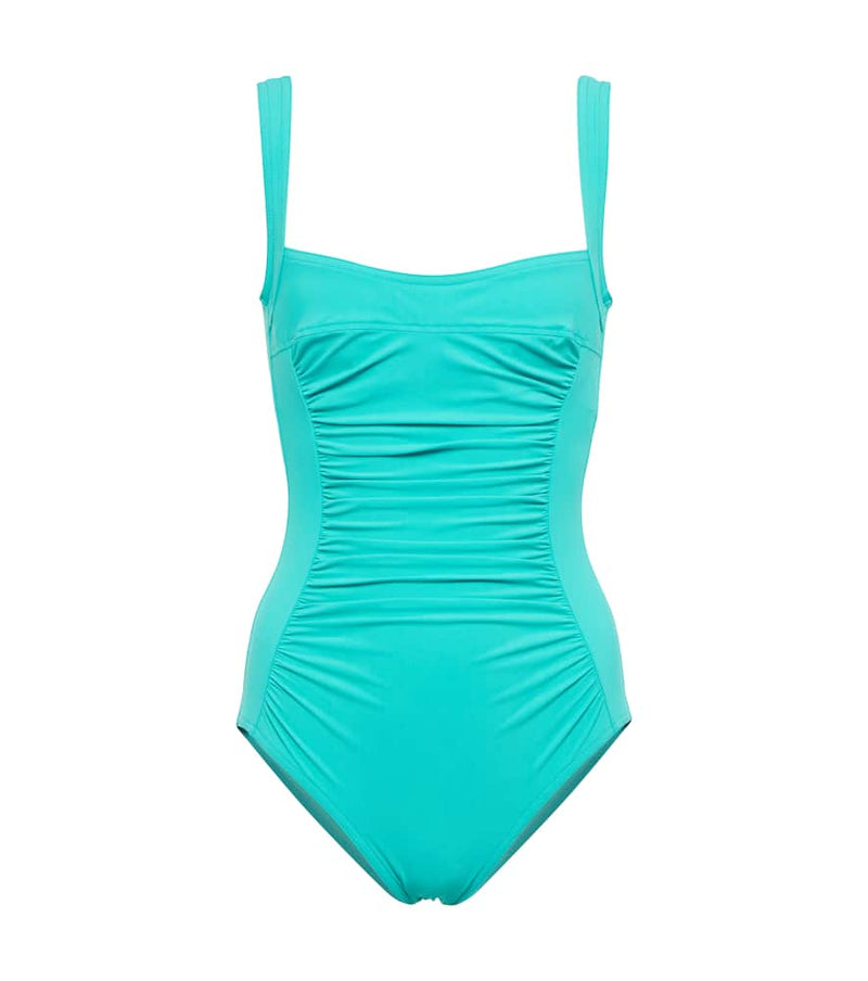 Karla Colletto Basics ruched swimsuit
