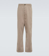 Ami Paris Alex Fit straight cotton gabardine pants
