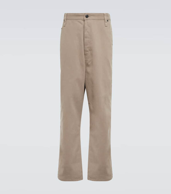 Ami Paris Alex Fit straight cotton gabardine pants