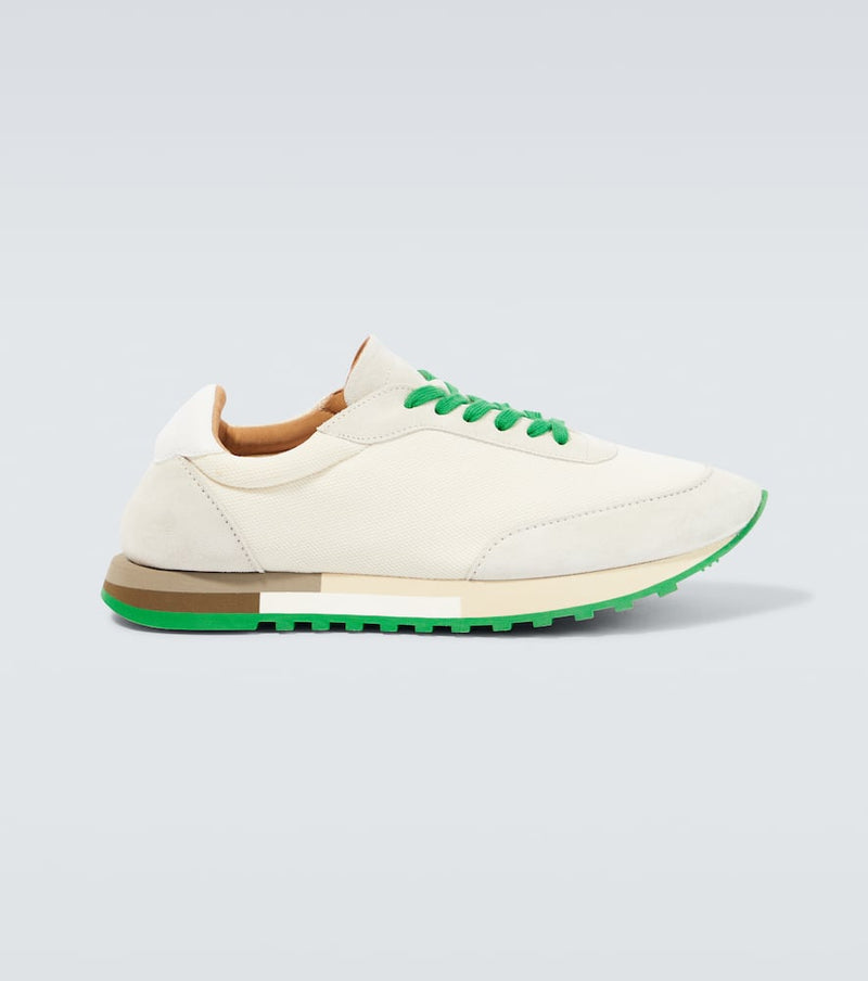 The Row Owen Runner mesh and suede sneakers