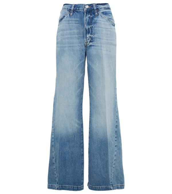 Frame Le Baggy Palazzo high-rise wide-leg jeans