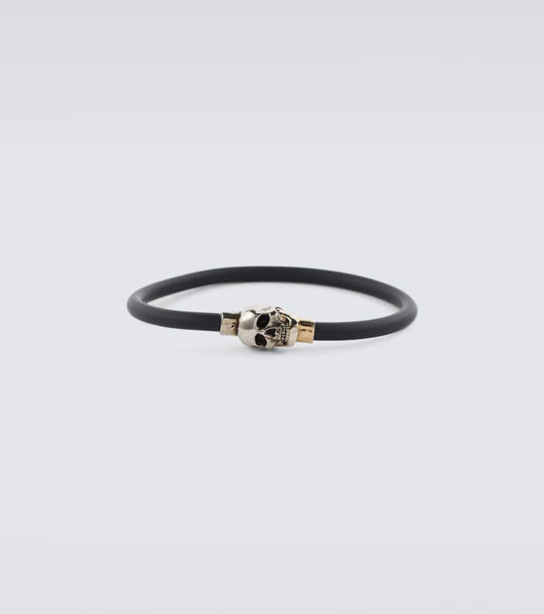 Alexander McQueen Skull rubber bracelet