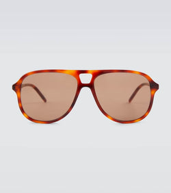 Gucci Aviator acetate sunglasses