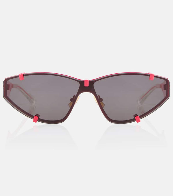 Bottega Veneta Grip shield sunglasses