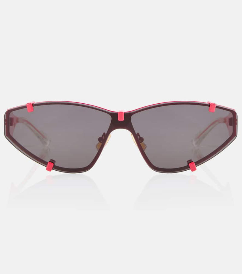 Bottega Veneta Grip shield sunglasses