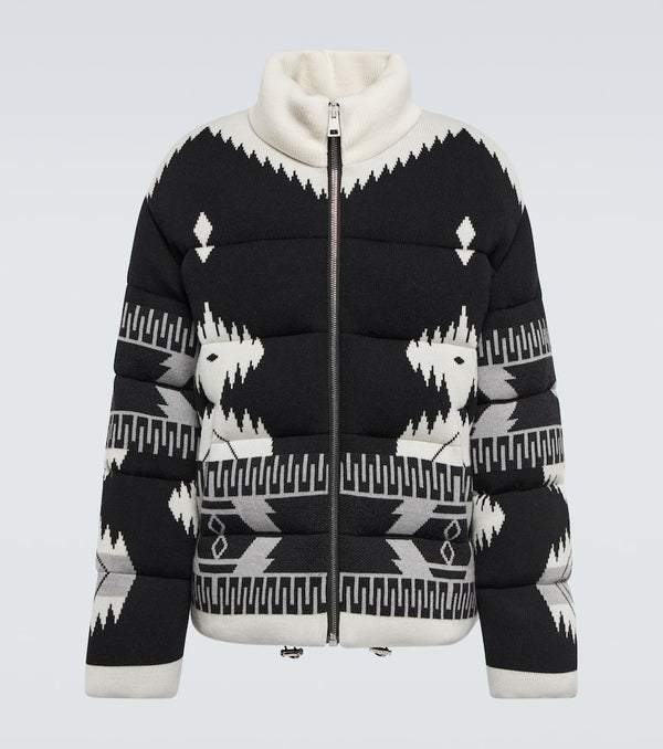 Alanui Icon jacquard puffer jacket