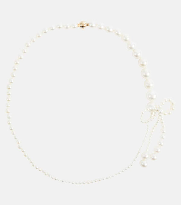 Sophie Bille Brahe Peggy Rosette pearl necklace