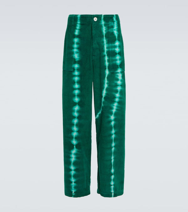 The Elder Statesman Tie-dye corduroy pants