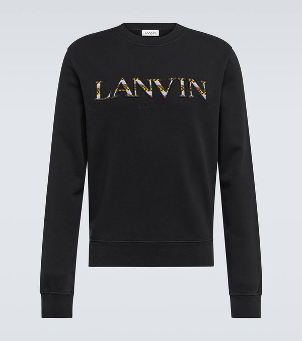 Lanvin Embroidered cotton sweatshirt