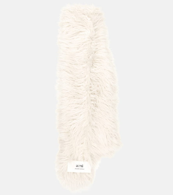 Ami Paris Faux fur scarf