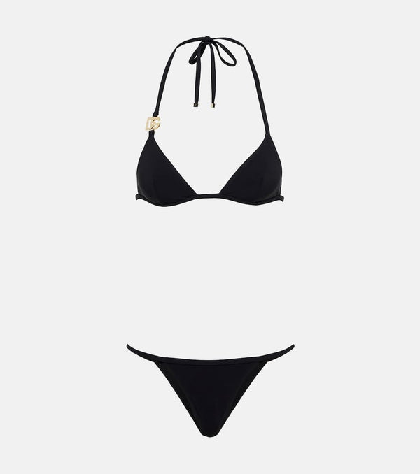 Dolce & Gabbana Logo triangle bikini