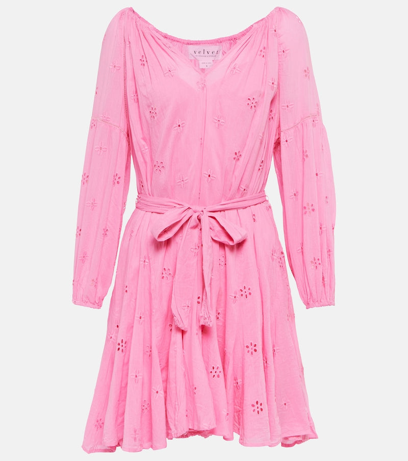 Velvet Gracie cotton minidress