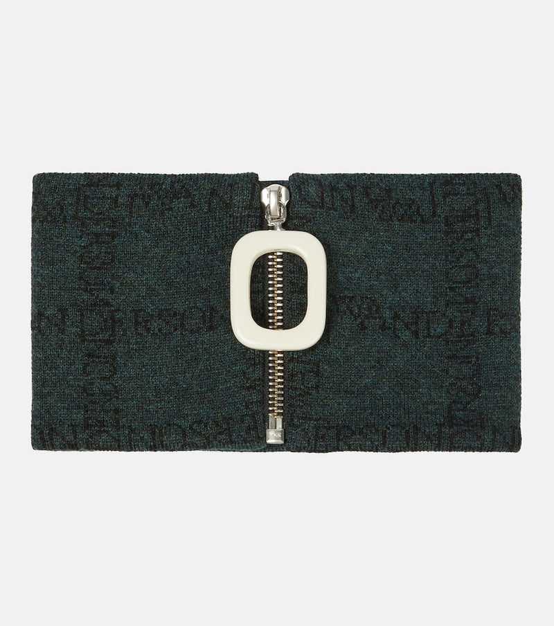 JW Anderson Wool logo jacquard neckband