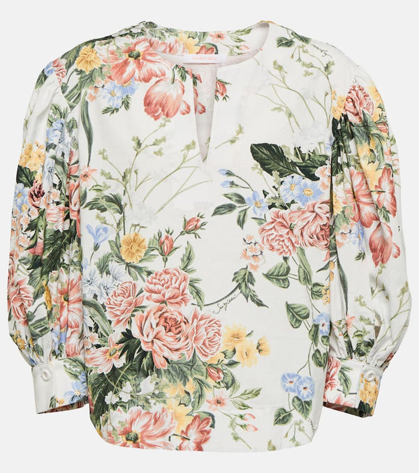 See By Chloé Floral cotton blouse
