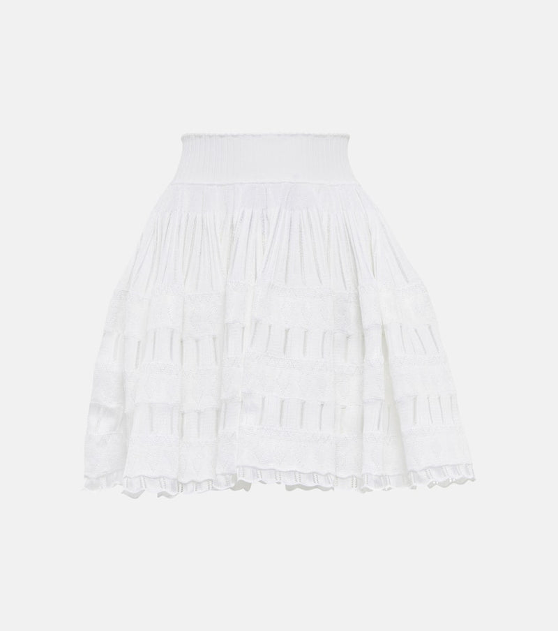 Alaïa Crinoline pleated miniskirt