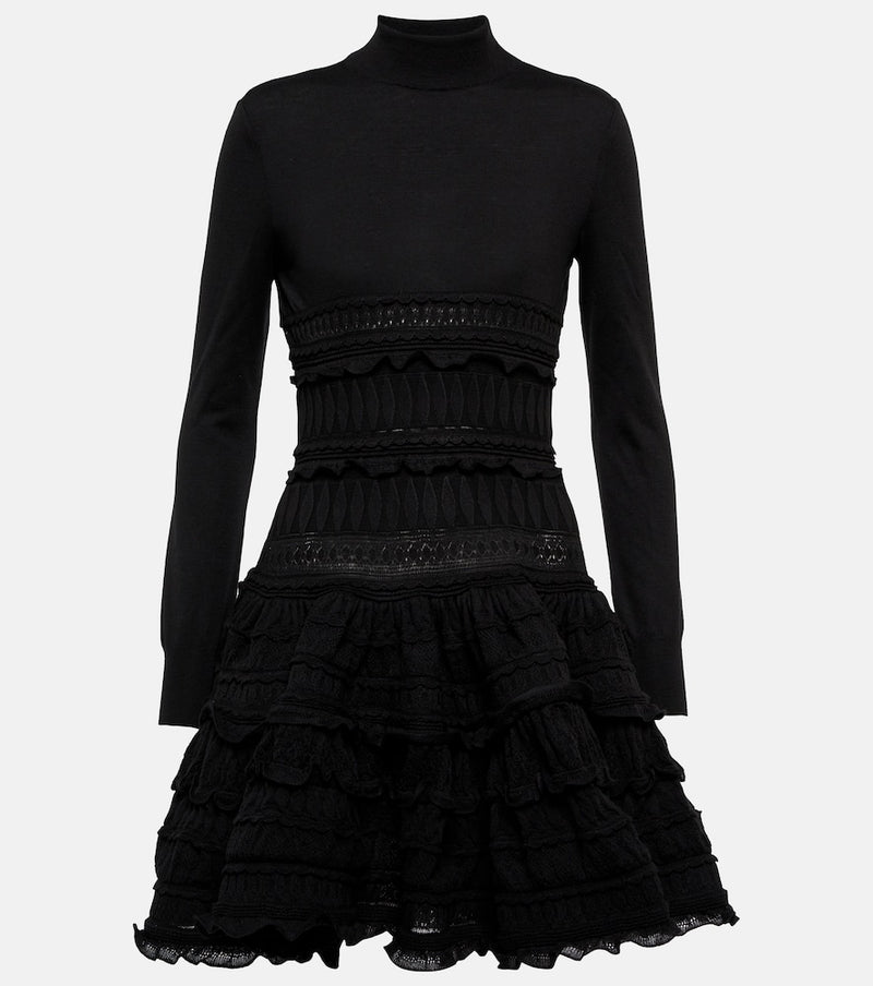 Alaia Crinoline wool minidress
