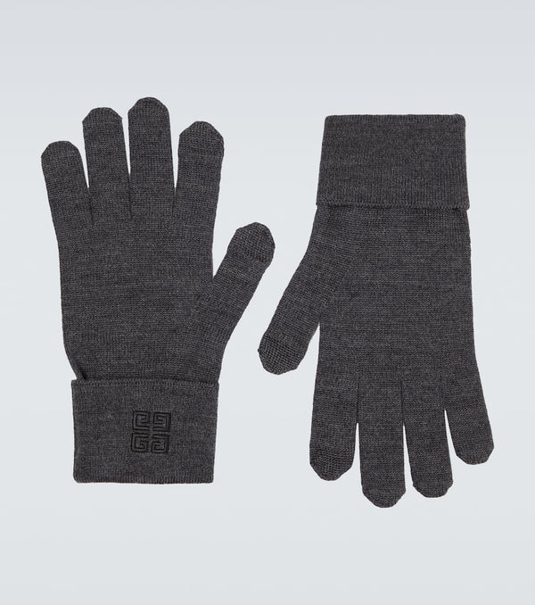 Givenchy 4G wool gloves