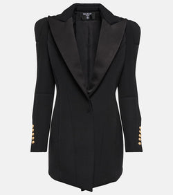 Balmain Wool blazer minidress