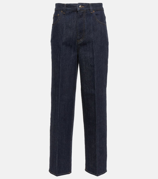 Loro Piana High-rise straight jeans