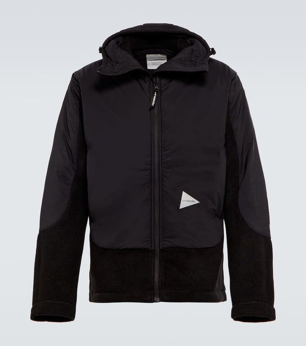 And Wander Padded fleece jacket