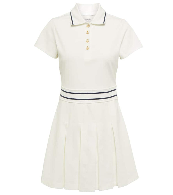 Varley Cotton-blend tennis minidress