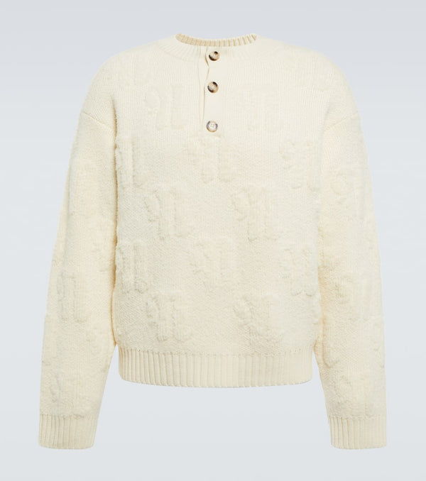 Nanushka Monogram wool sweater