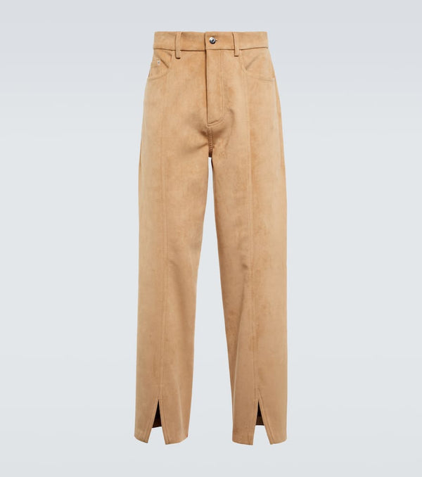 Nanushka Regenerated leather suede pants