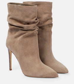 Paris Texas Slouchy suede ankle boots