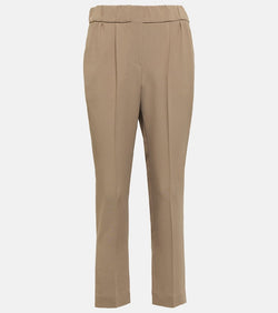 Brunello Cucinelli Crêpe slim pants