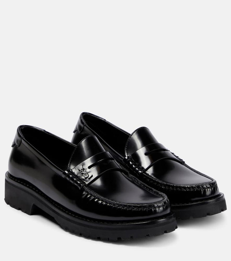 Saint Laurent Le Loafer leather penny loafers