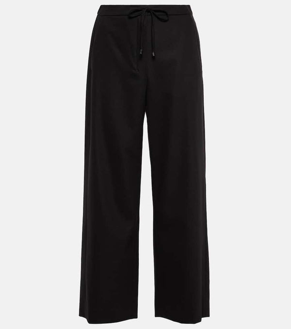 S Max Mara Floria virgin wool wide-leg pants