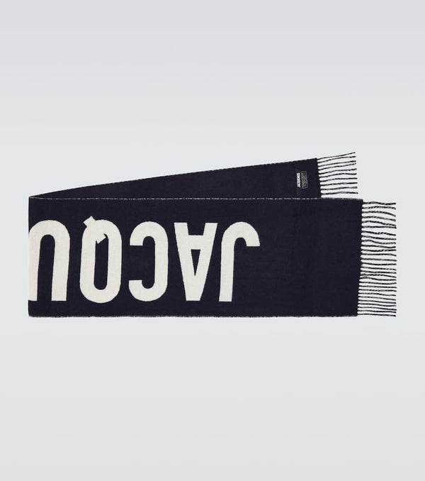 Jacquemus L'echarpe Jacquemus virgin wool scarf