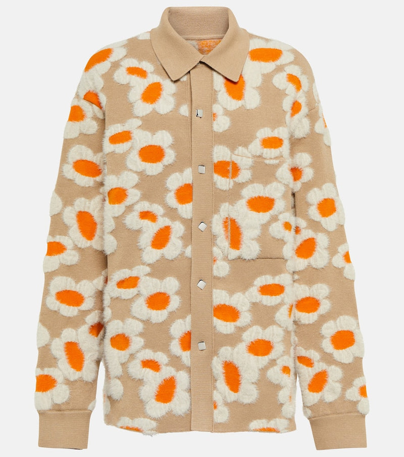 Jacquemus La Chemise Neve floral cardigan