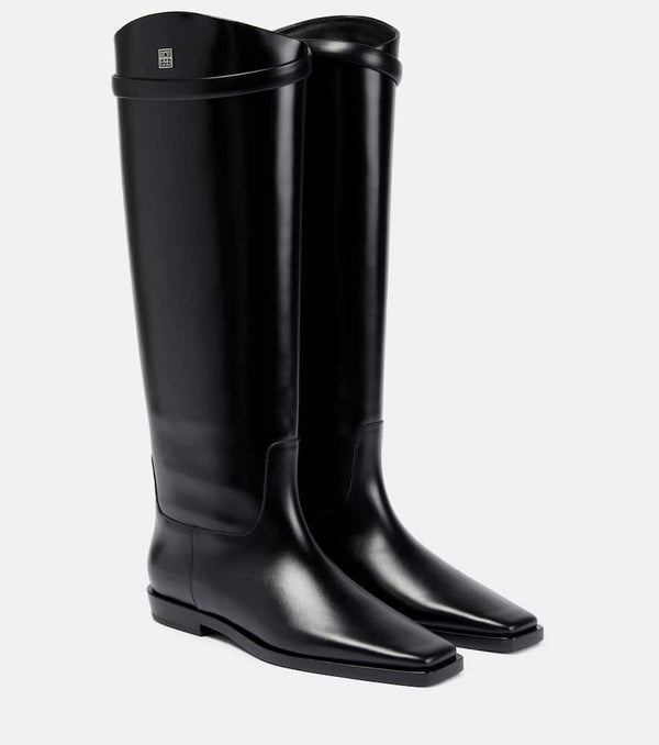 Toteme Leather knee-high boots