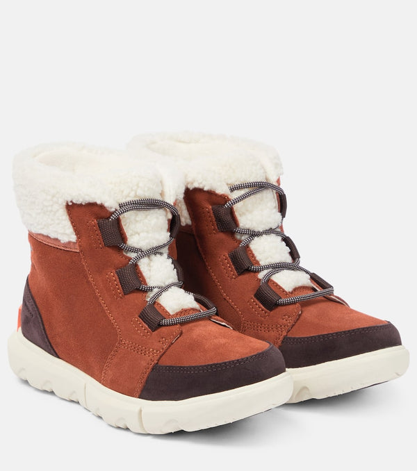 Sorel Explorer II suede snow boots