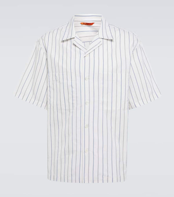 Barena Venezia Solana Talian pinstriped cotton poplin shirt