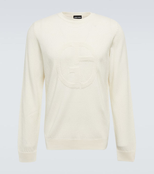 Giorgio Armani Logo wool sweater