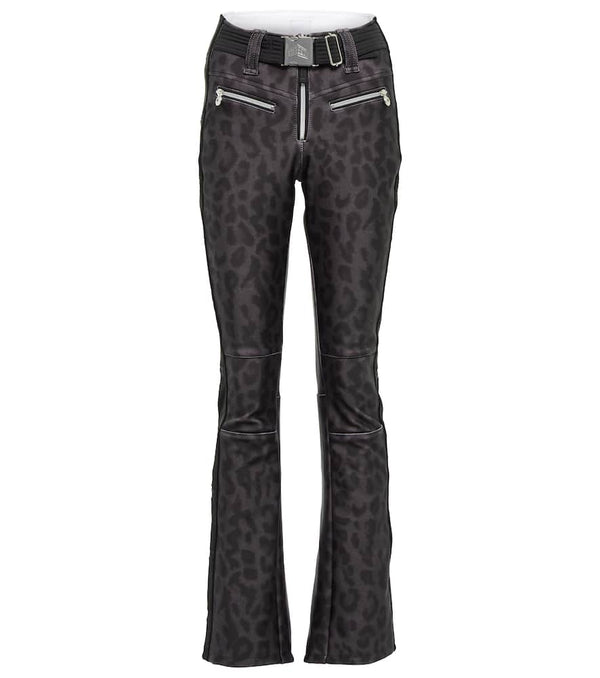 Jet Set Tiby leopard-print flared pants