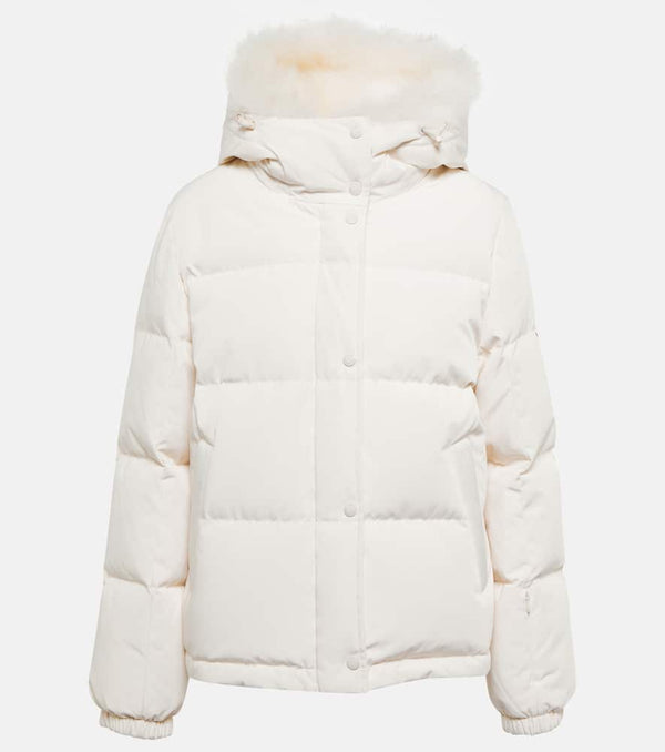 Yves Salomon Shearling-trimmed down jacket