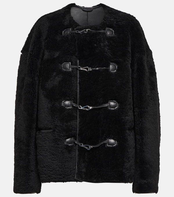 Toteme Teddy embellished shearling jacket