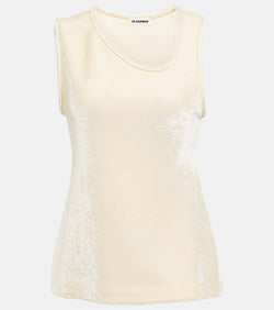 Jil Sander Velvet tank top