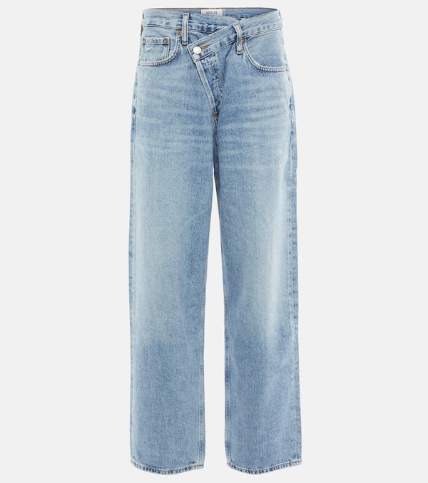 Agolde Criss Cross high-rise straight jeans