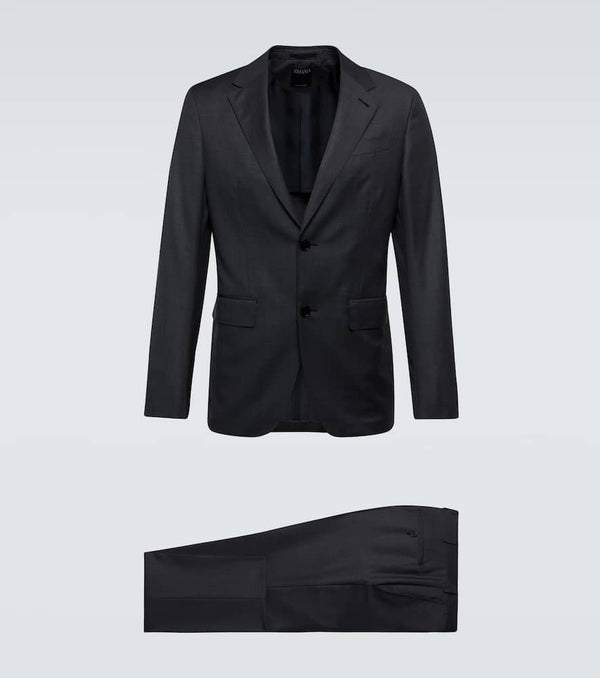 Zegna Single-breasted virgin wool suit