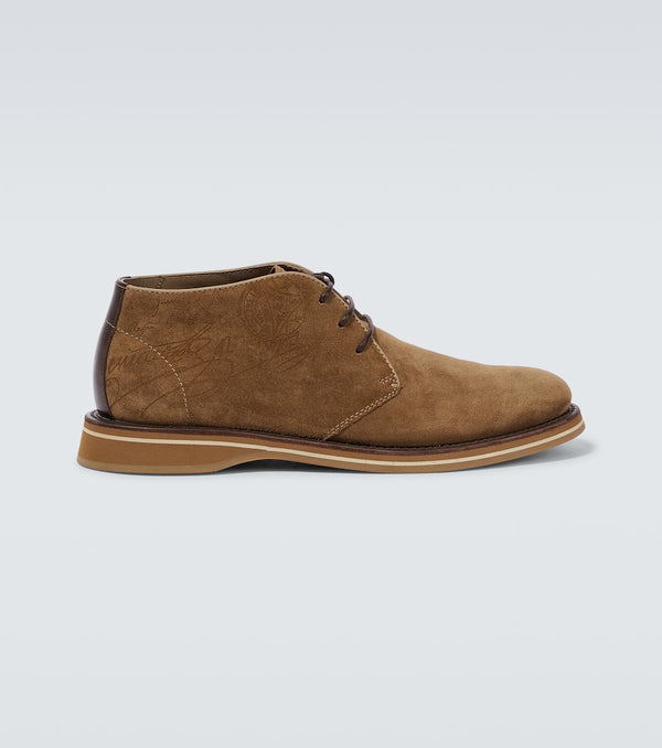 Berluti Chukka Alessio Scritto leather Derby shoes