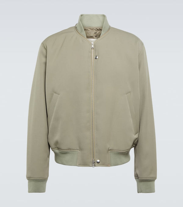 Jil Sander Wool gabardine bomber jacket