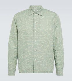 Bode Powder cotton and linen shirt